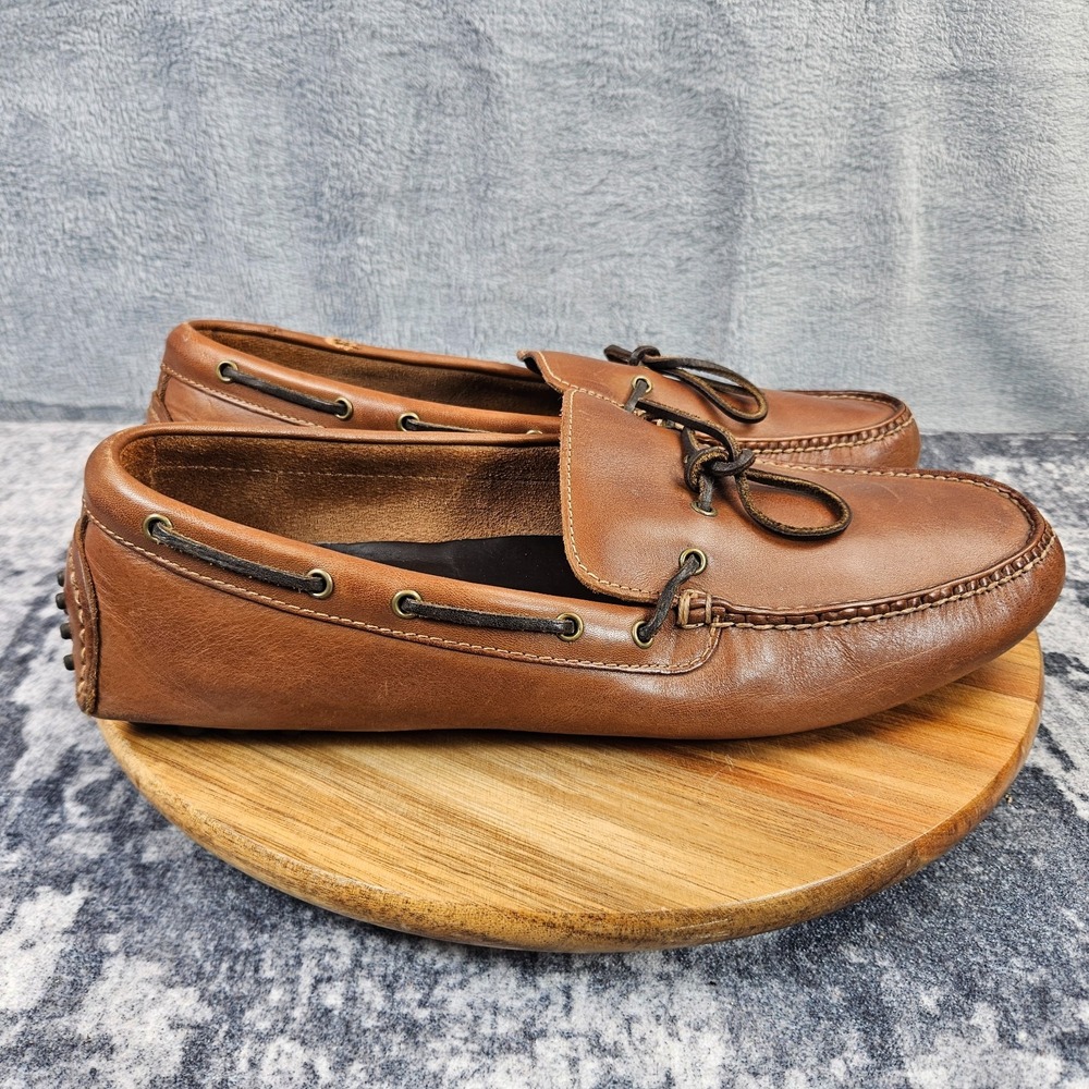 Cole Haan Grant Canoe Camp Driving Loafer Mens 11.5 Brown Mocs Leather C08319